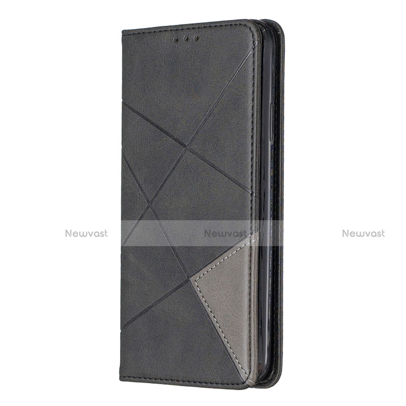 Leather Case Stands Flip Cover Holder for Nokia 5.3 Black