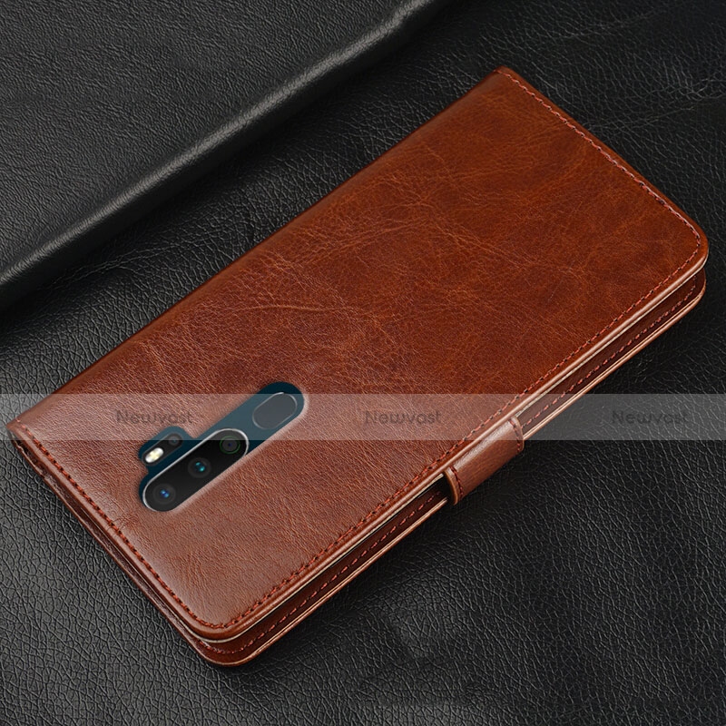 Leather Case Stands Flip Cover Holder for Oppo A11