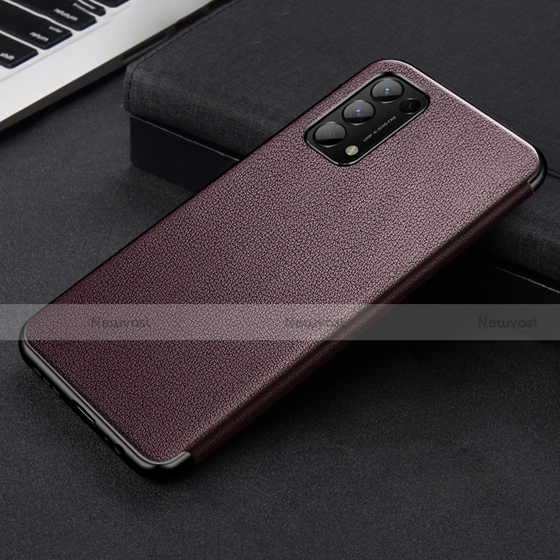 Leather Case Stands Flip Cover Holder for Oppo Find X3 Lite 5G