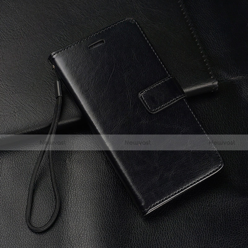 Leather Case Stands Flip Cover Holder for Oppo Reno Ace Black