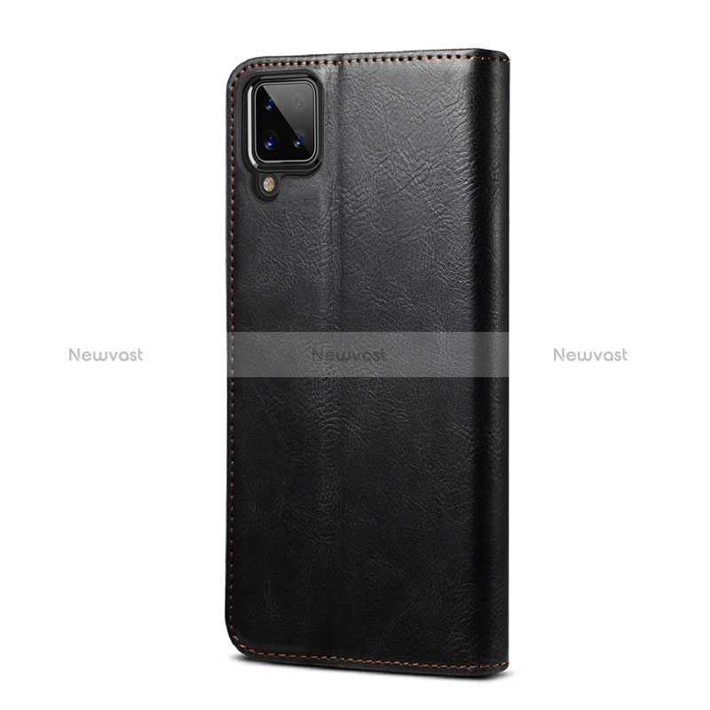 Leather Case Stands Flip Cover Holder for Samsung Galaxy A12 5G
