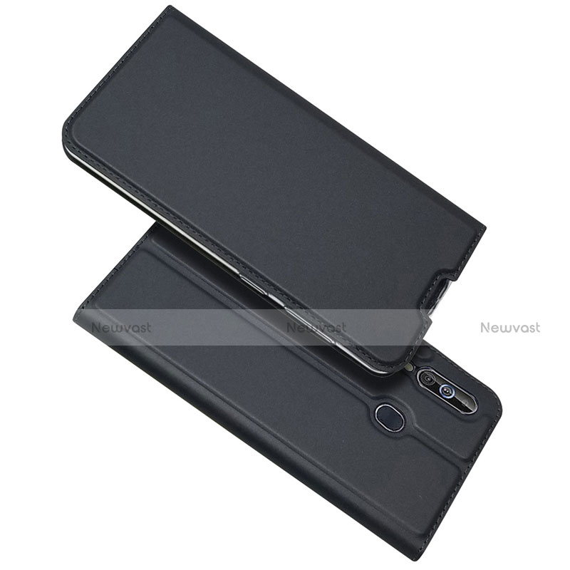 Leather Case Stands Flip Cover Holder for Samsung Galaxy A60