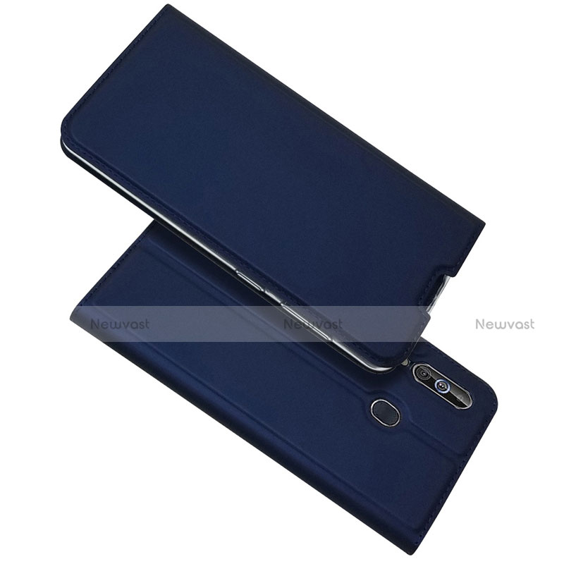 Leather Case Stands Flip Cover Holder for Samsung Galaxy A60