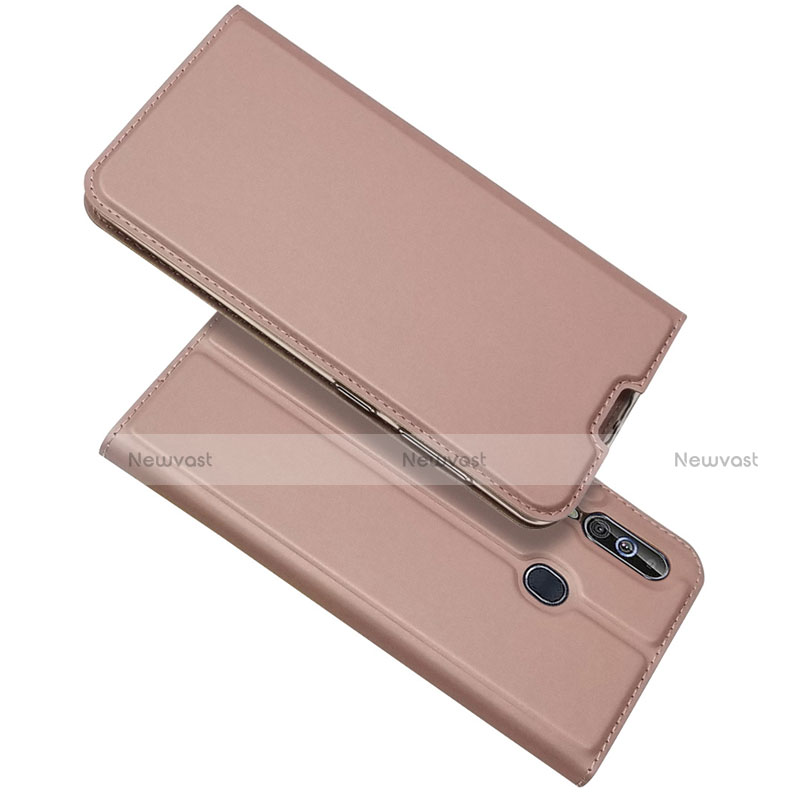 Leather Case Stands Flip Cover Holder for Samsung Galaxy A60