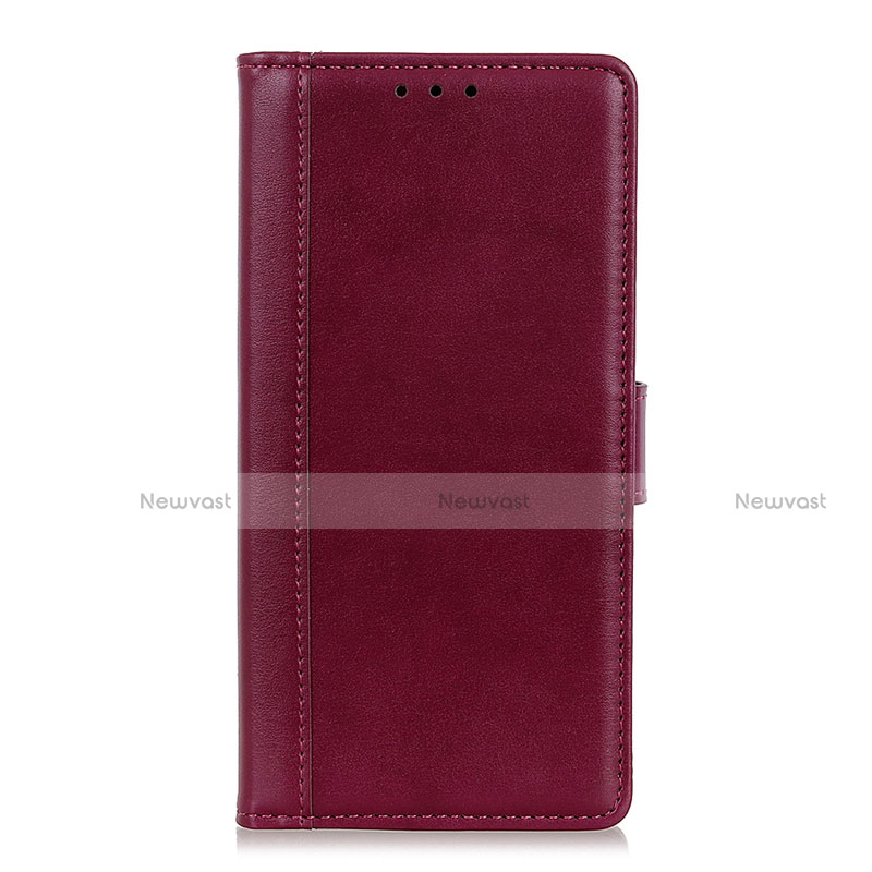 Leather Case Stands Flip Cover Holder for Samsung Galaxy M01 Core