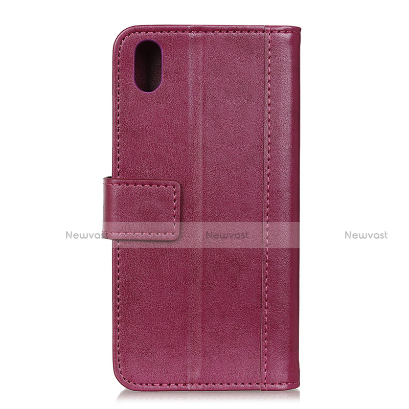 Leather Case Stands Flip Cover Holder for Samsung Galaxy M01 Core