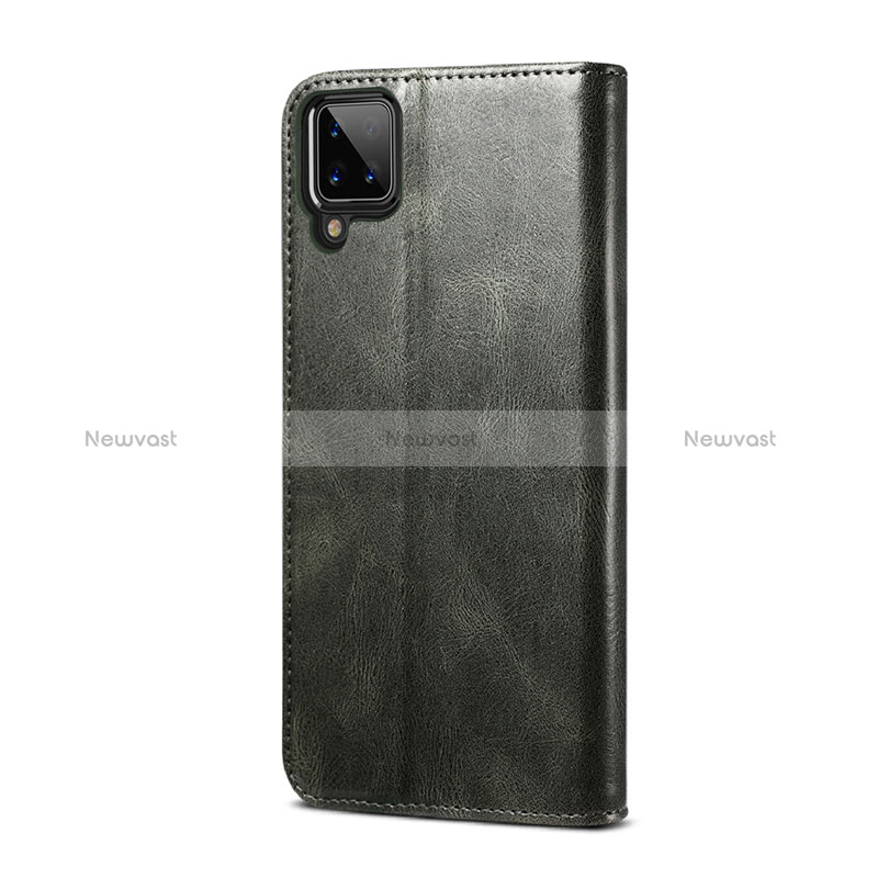 Leather Case Stands Flip Cover Holder for Samsung Galaxy M12