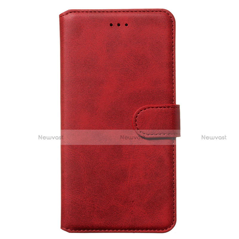 Leather Case Stands Flip Cover Holder for Samsung Galaxy S20 5G Red