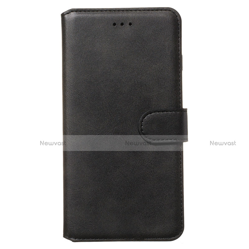 Leather Case Stands Flip Cover Holder for Samsung Galaxy S20 Plus Black