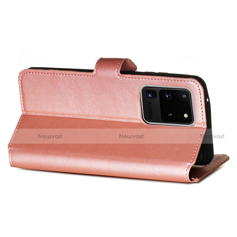 Leather Case Stands Flip Cover Holder for Samsung Galaxy S20 Ultra 5G