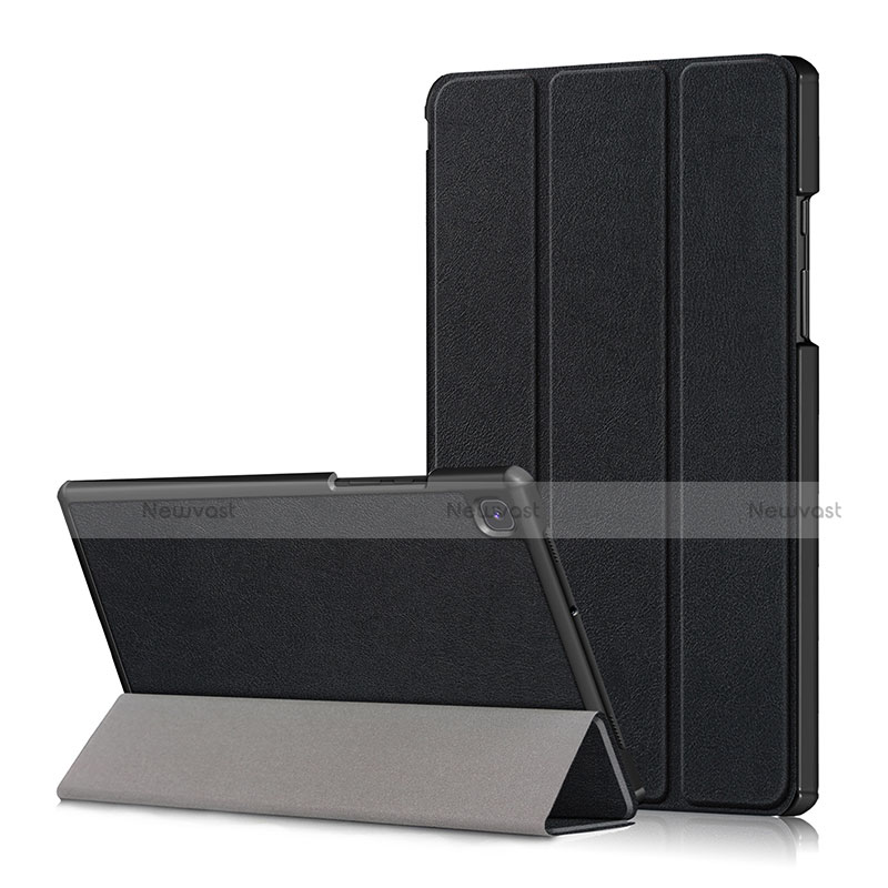 Leather Case Stands Flip Cover Holder for Samsung Galaxy Tab A7 4G 10.4 SM-T505 Black