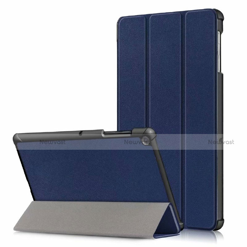 Leather Case Stands Flip Cover Holder for Samsung Galaxy Tab S5e 4G 10.5 SM-T725 Blue