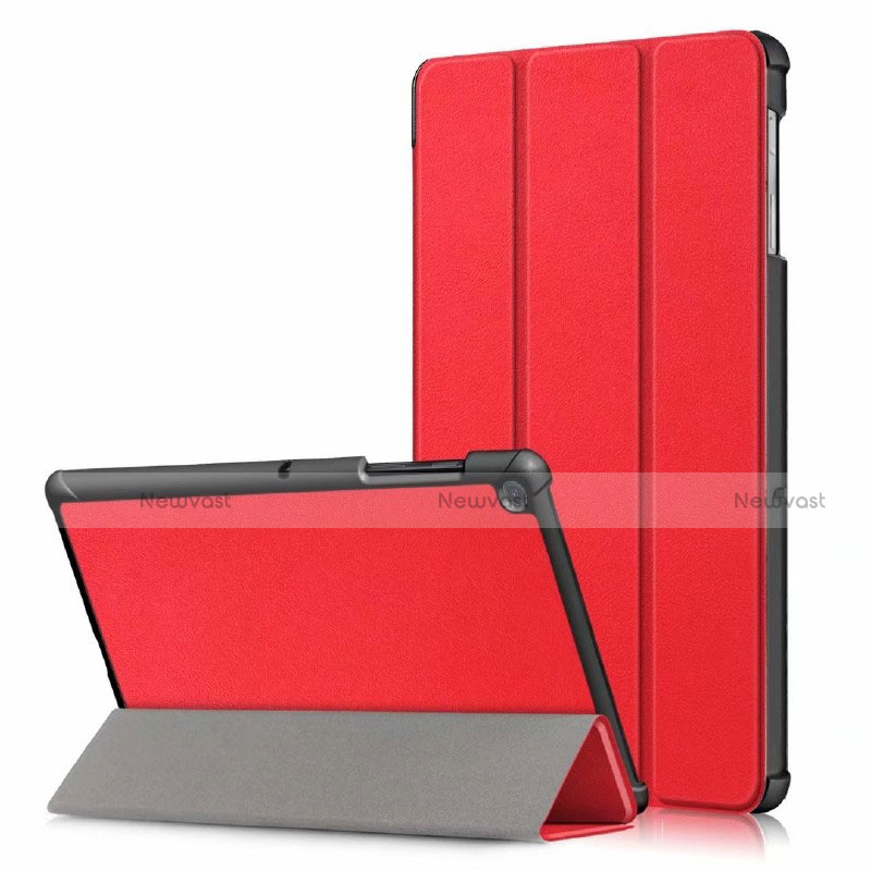 Leather Case Stands Flip Cover Holder for Samsung Galaxy Tab S5e Wi-Fi 10.5 SM-T720 Red