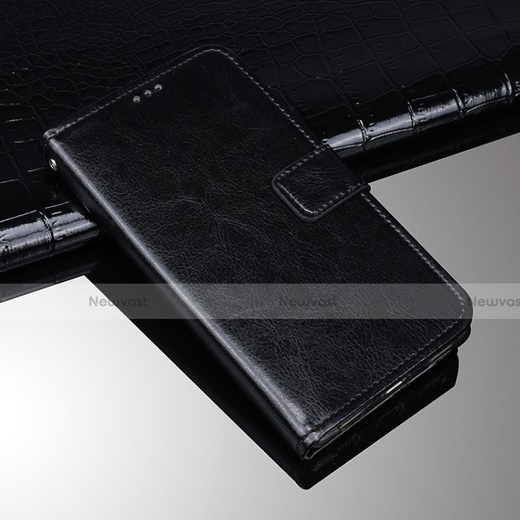 Leather Case Stands Flip Cover Holder for Sony Xperia 10 Plus Black