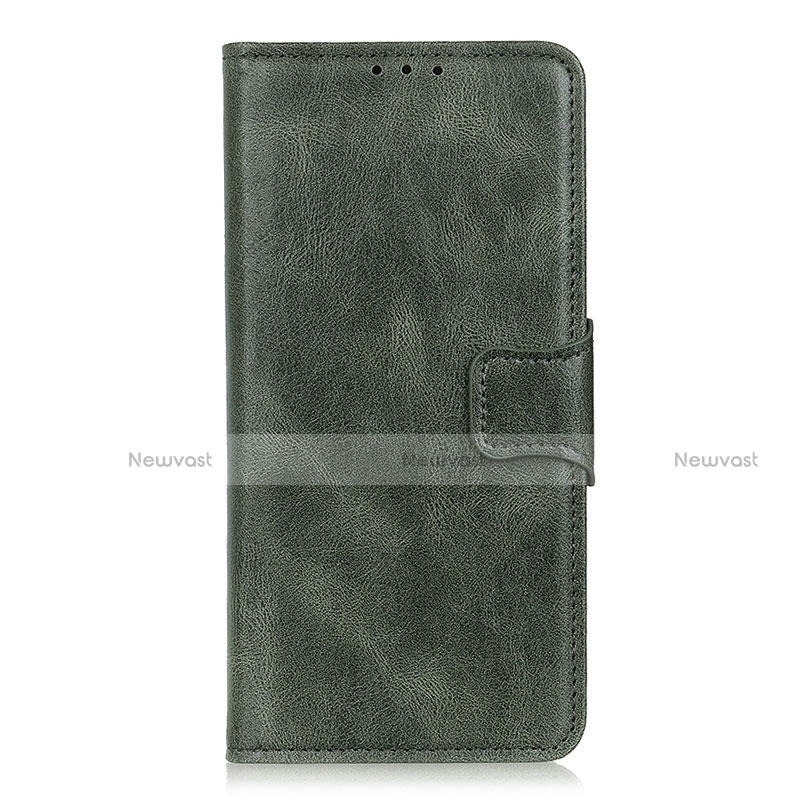 Leather Case Stands Flip Cover Holder for Sony Xperia 5 Green