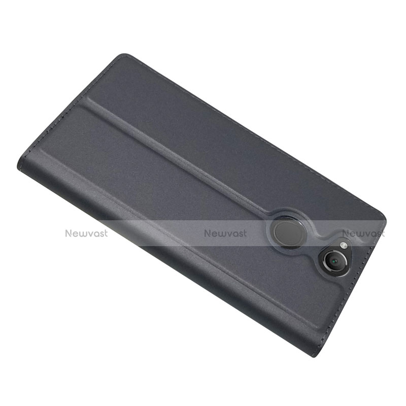 Leather Case Stands Flip Cover Holder for Sony Xperia XA2