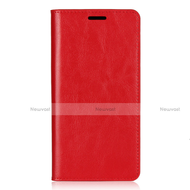 Leather Case Stands Flip Cover Holder for Sony Xperia XZ2 Red