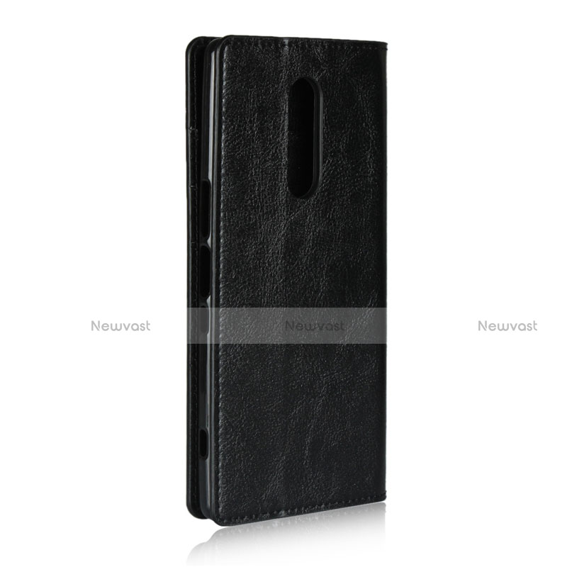 Leather Case Stands Flip Cover Holder for Sony Xperia XZ4