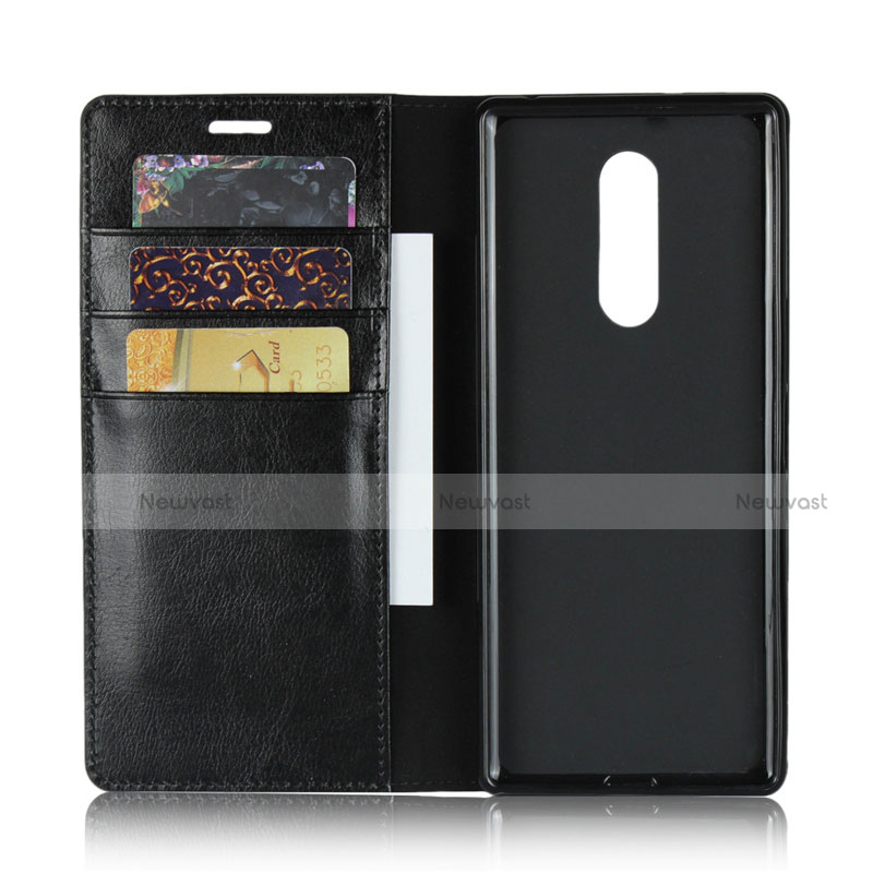 Leather Case Stands Flip Cover Holder for Sony Xperia XZ4