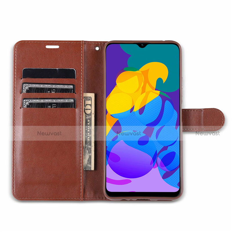 Leather Case Stands Flip Cover Holder for Vivo Y12s