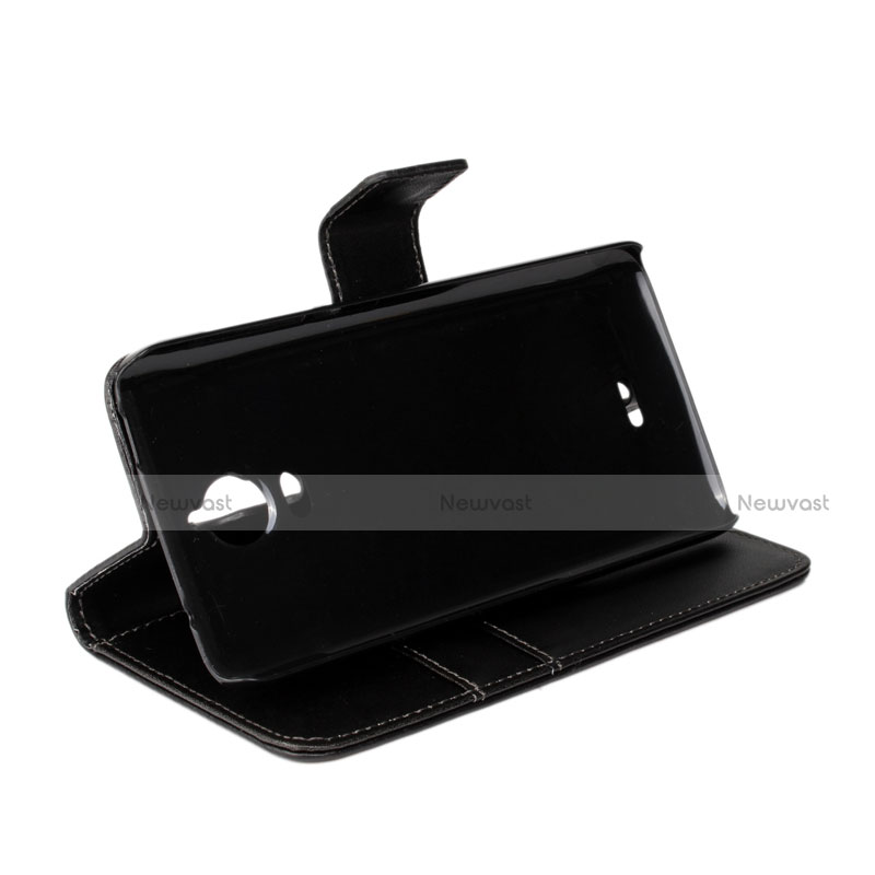 Leather Case Stands Flip Cover Holder for Wiko Wax