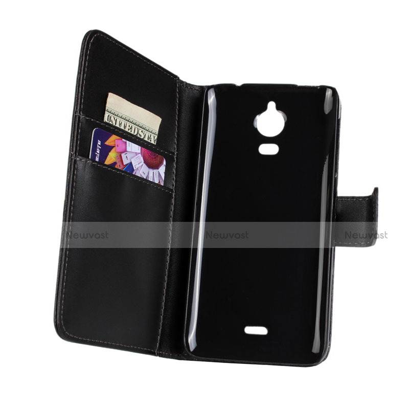 Leather Case Stands Flip Cover Holder for Wiko Wax