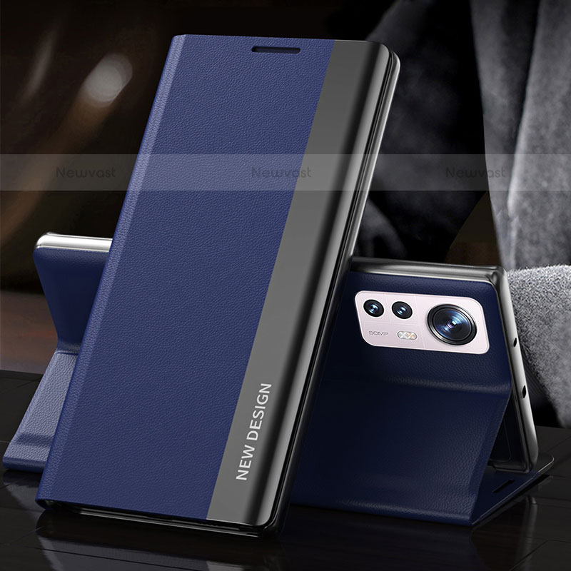 Leather Case Stands Flip Cover Holder for Xiaomi Mi 12X 5G