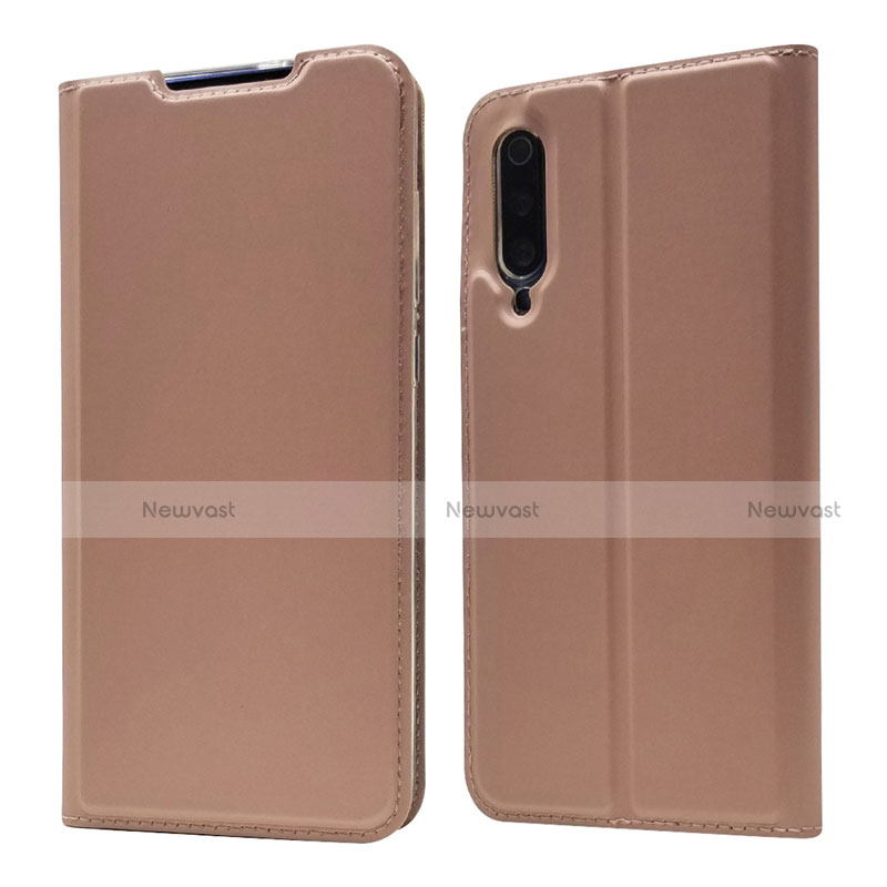 Leather Case Stands Flip Cover Holder for Xiaomi Mi 9 Lite Rose Gold