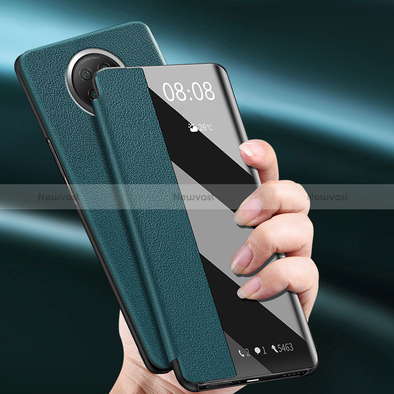 Leather Case Stands Flip Cover Holder for Xiaomi Redmi Note 9 5G