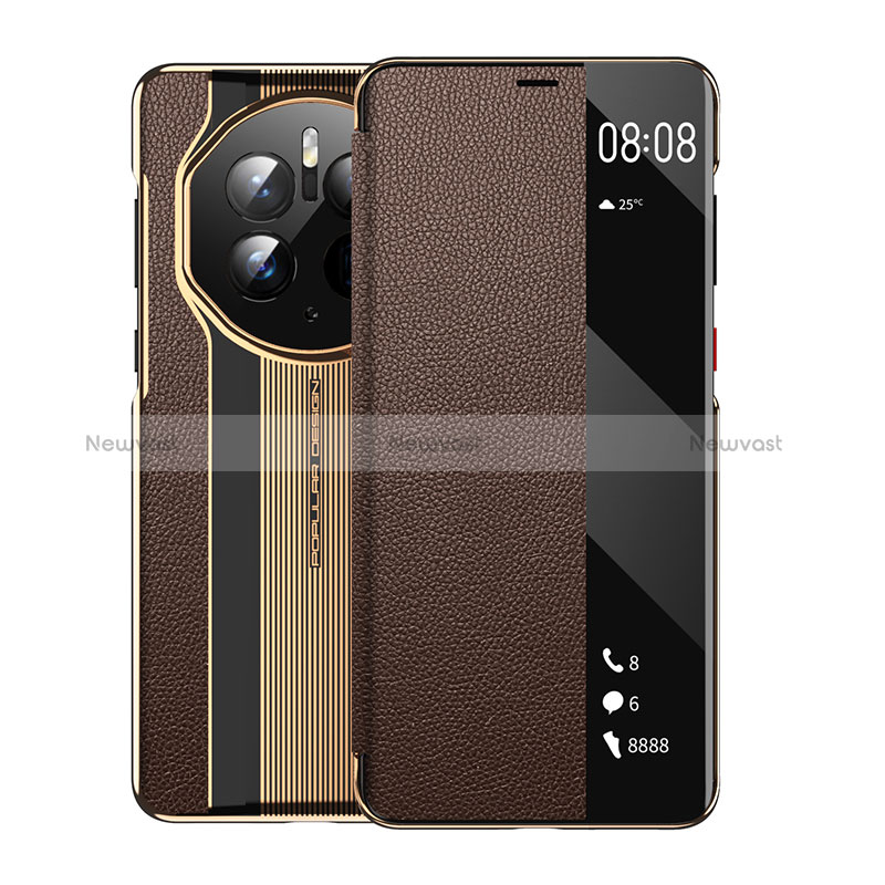 Leather Case Stands Flip Cover Holder GS2 for Huawei Mate 50 Pro