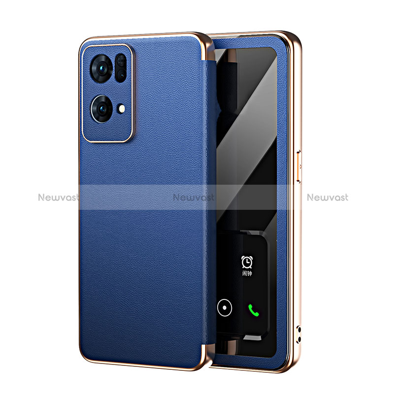 Leather Case Stands Flip Cover Holder GS2 for Oppo Reno7 Pro 5G