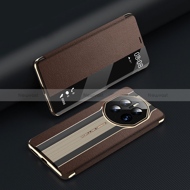 Leather Case Stands Flip Cover Holder GS3 for Huawei Mate 50 Pro