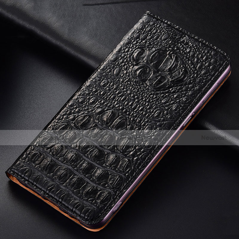 Leather Case Stands Flip Cover Holder H01P for Motorola Moto G50 5G