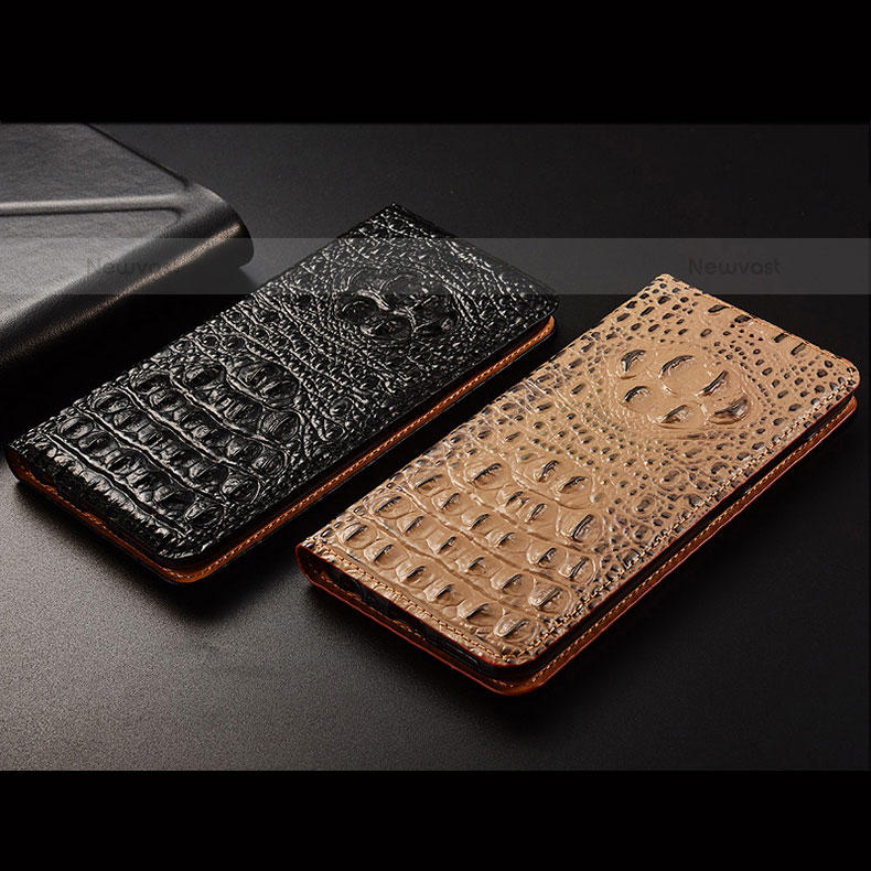 Leather Case Stands Flip Cover Holder H01P for Samsung Galaxy S21 Plus 5G