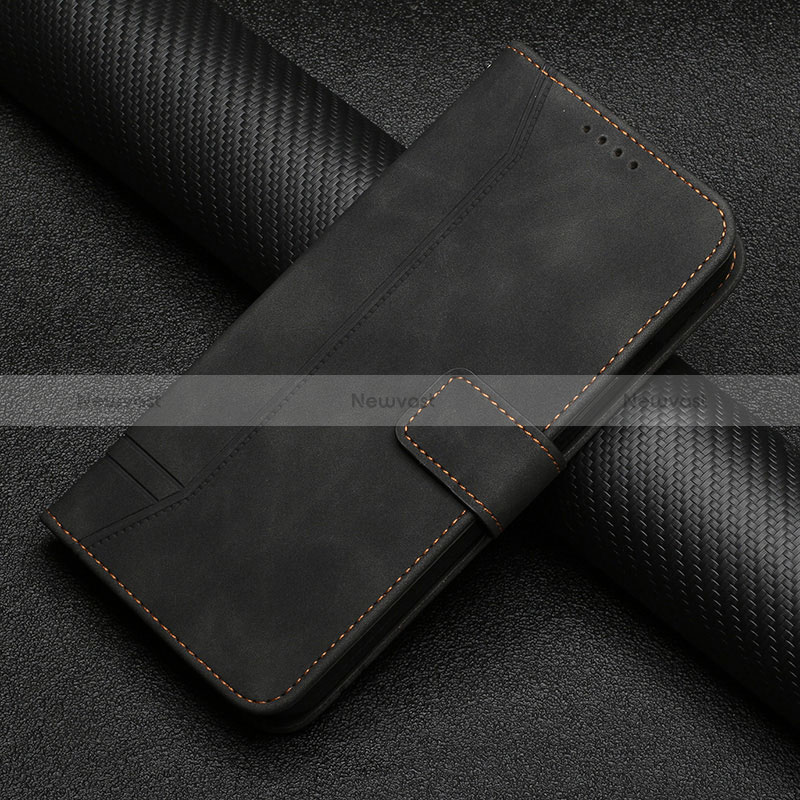 Leather Case Stands Flip Cover Holder H01X for Google Pixel 6 Pro 5G Black