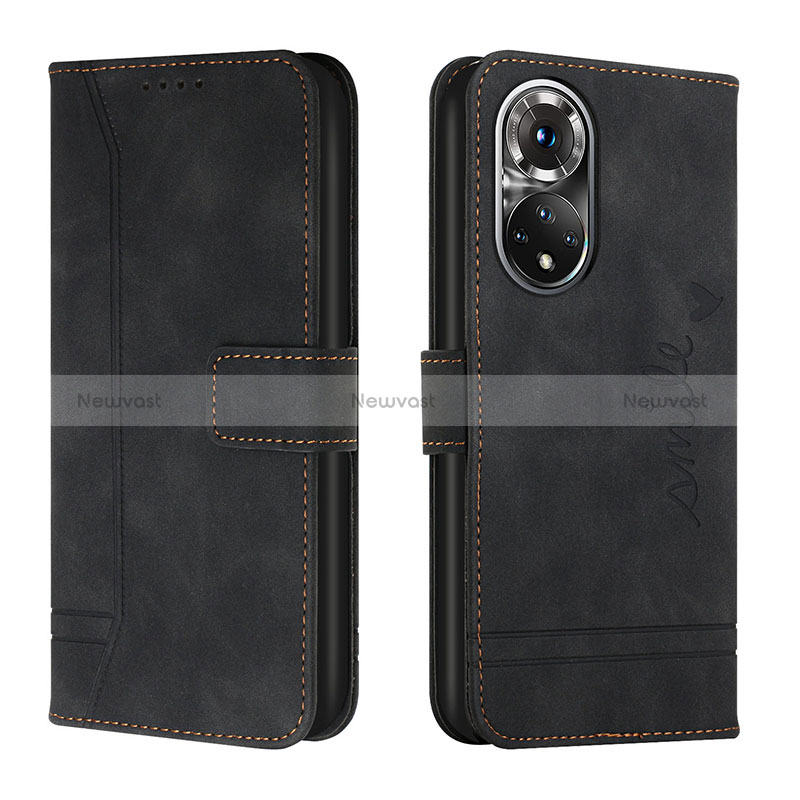 Leather Case Stands Flip Cover Holder H01X for Huawei Honor 50 5G