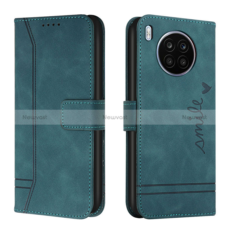 Leather Case Stands Flip Cover Holder H01X for Huawei Honor 50 Lite