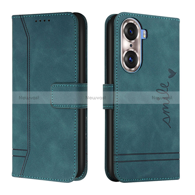 Leather Case Stands Flip Cover Holder H01X for Huawei Honor 60 5G