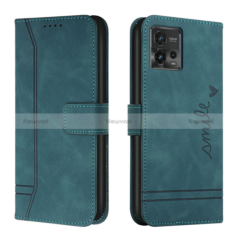 Leather Case Stands Flip Cover Holder H01X for Motorola Moto G72