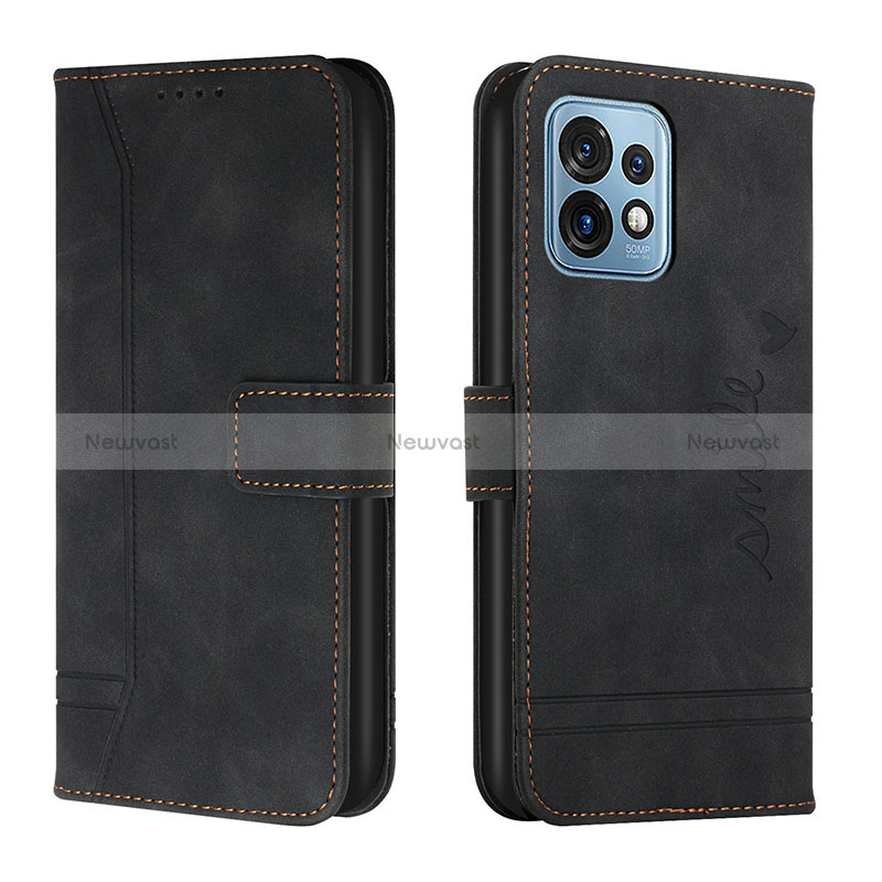 Leather Case Stands Flip Cover Holder H01X for Motorola Moto X40 5G