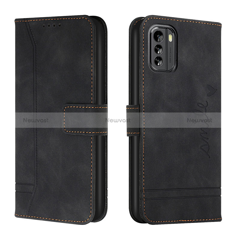 Leather Case Stands Flip Cover Holder H01X for Nokia G60 5G