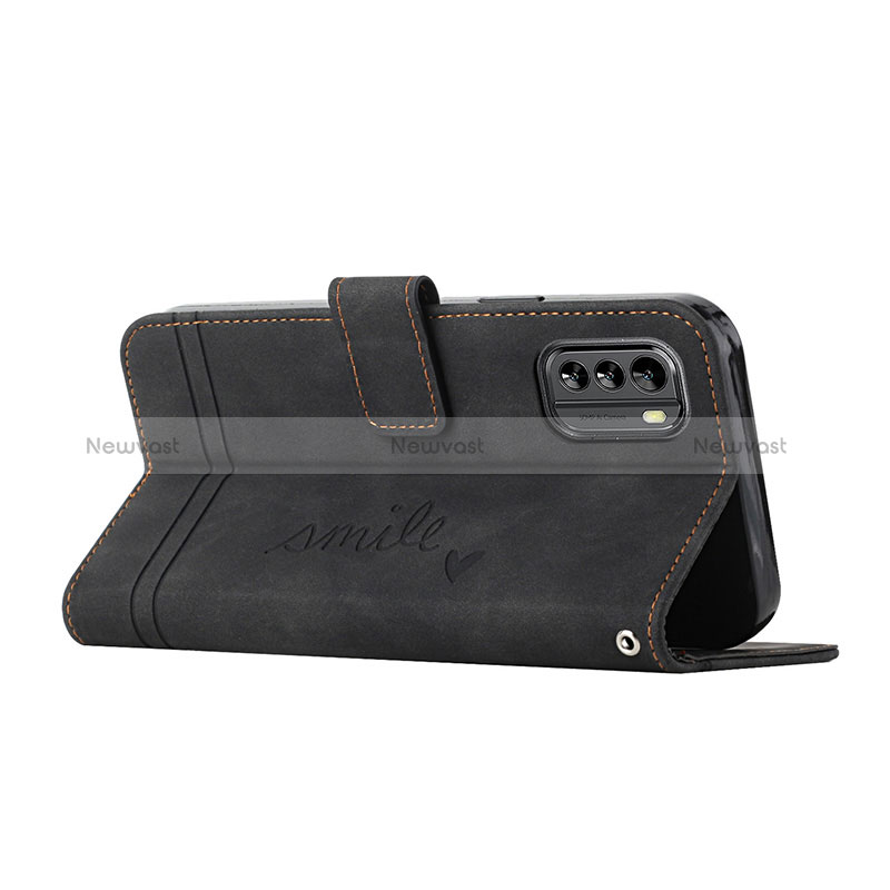 Leather Case Stands Flip Cover Holder H01X for Nokia G60 5G