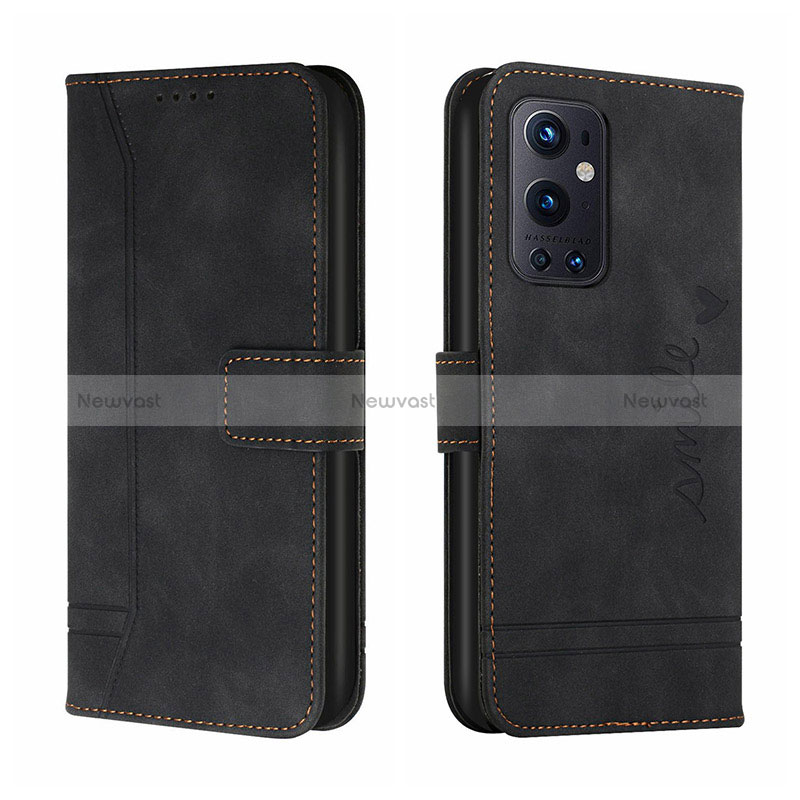 Leather Case Stands Flip Cover Holder H01X for OnePlus 9 Pro 5G