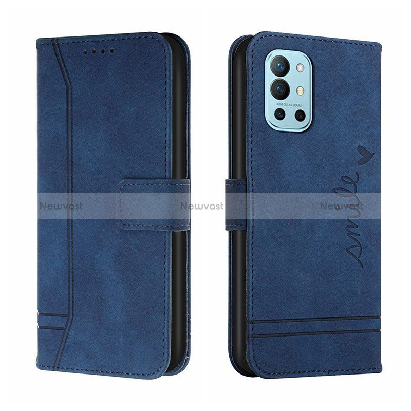 Leather Case Stands Flip Cover Holder H01X for OnePlus 9R 5G