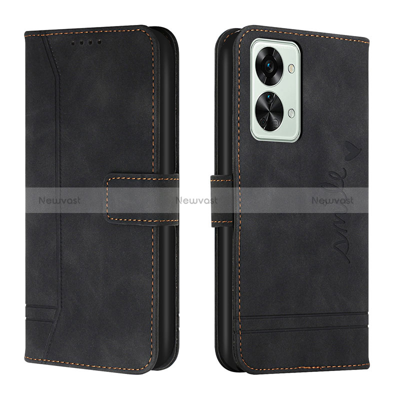 Leather Case Stands Flip Cover Holder H01X for OnePlus Nord 2T 5G