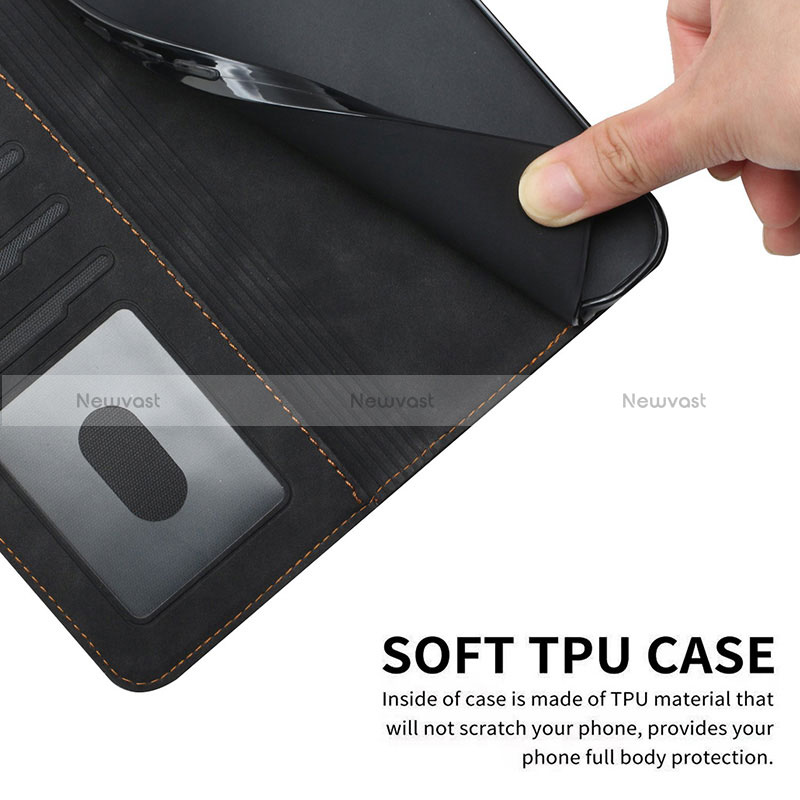 Leather Case Stands Flip Cover Holder H01X for OnePlus Nord CE 2 5G