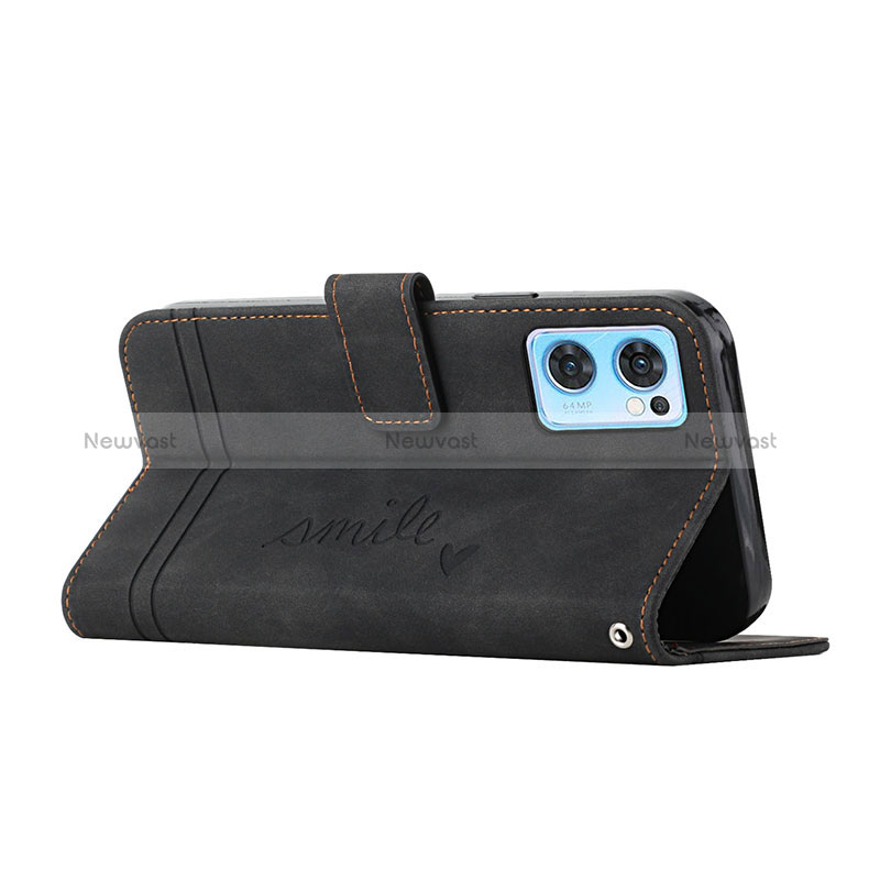 Leather Case Stands Flip Cover Holder H01X for OnePlus Nord CE 2 5G