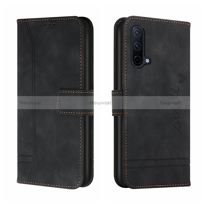 Leather Case Stands Flip Cover Holder H01X for OnePlus Nord CE 5G