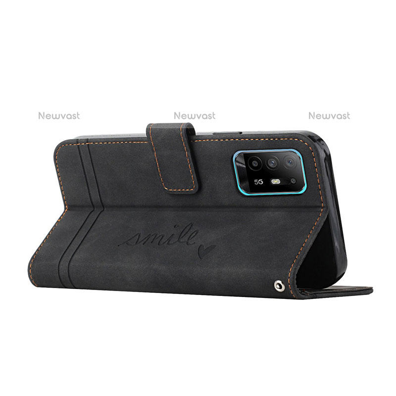 Leather Case Stands Flip Cover Holder H01X for Oppo A94 5G