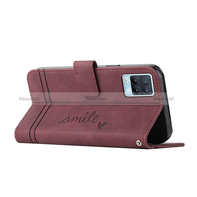 Leather Case Stands Flip Cover Holder H01X for Realme 8 4G